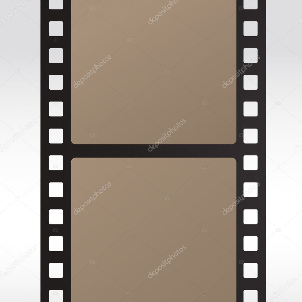 35mm movie film reel filmstrip photo roll negative reel movie camera  cinematic hollywood Stock Vector by ©rclassenlayouts 8737996