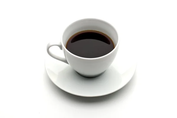 흰 배경의 커피 잔 — 스톡 사진