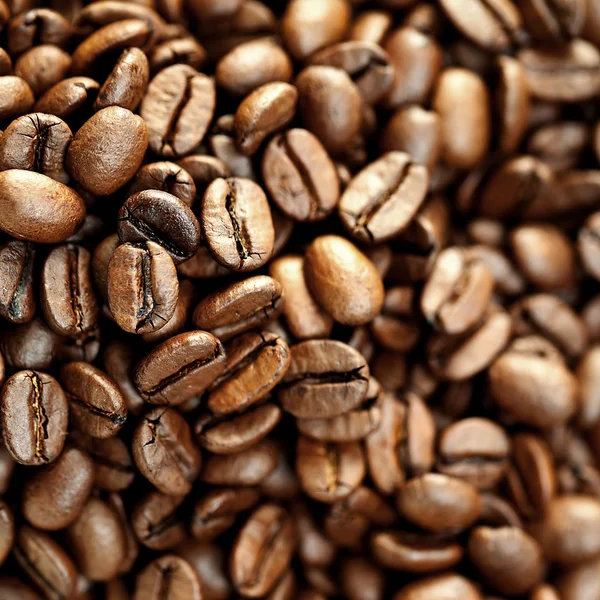 Brown Coffee Beans pile — Stock Photo, Image