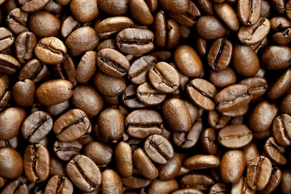 Bruine koffiebonen — Stockfoto