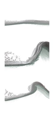 Foaming waves collage clipart