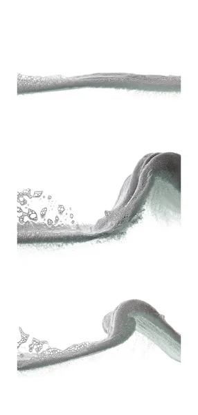Skummande vågor collage — Stockfoto