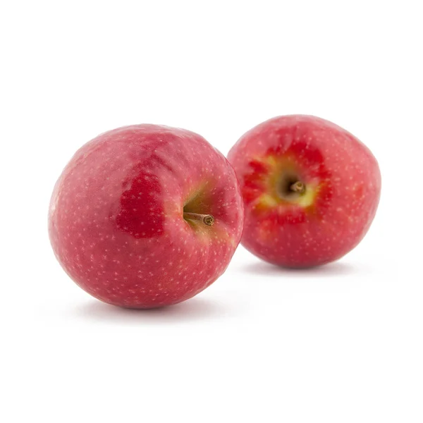Red apples on white background — Stock Photo, Image