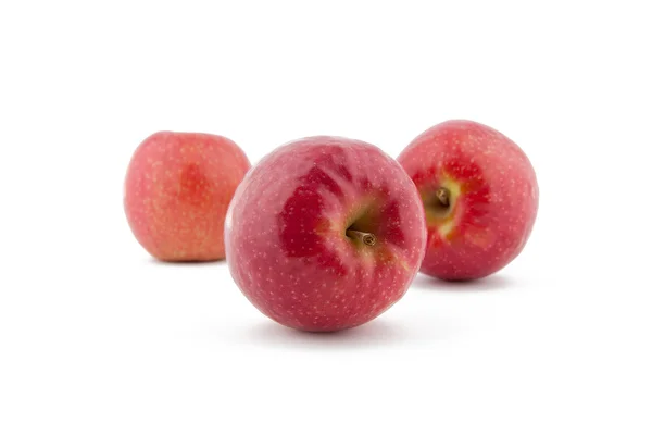 白色背景的红苹果 — 图库照片