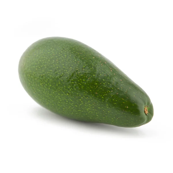 Zelený avokádový ovoce na bílém pozadí — Stock fotografie