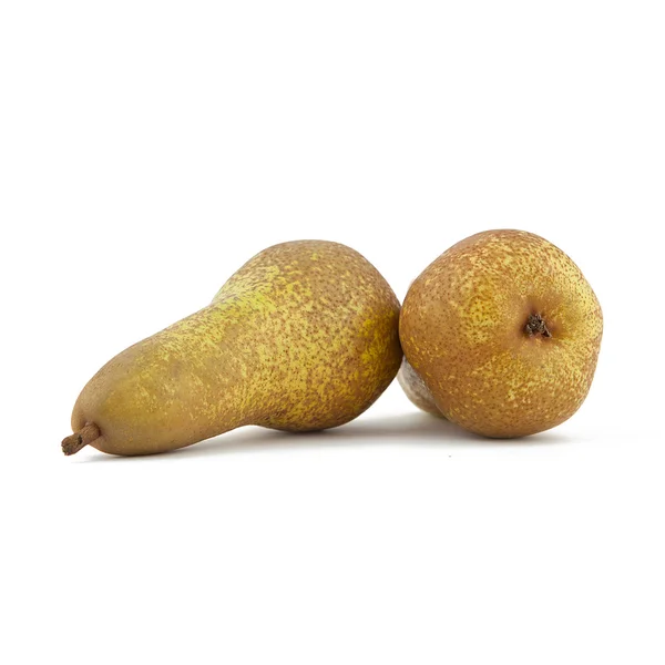 Bruin peren op witte achtergrond — Stockfoto