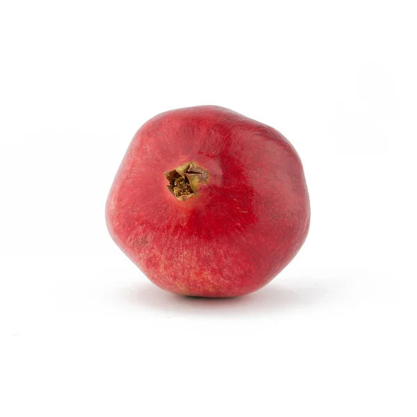 Red pomegranate on white background — Stock Photo, Image