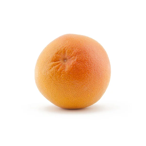 Toronja naranja roja sobre fondo blanco — Foto de Stock