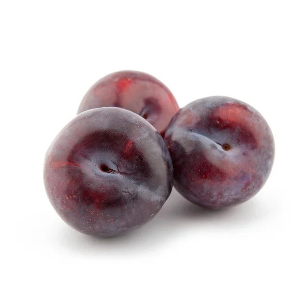 stock image Plums on a white background