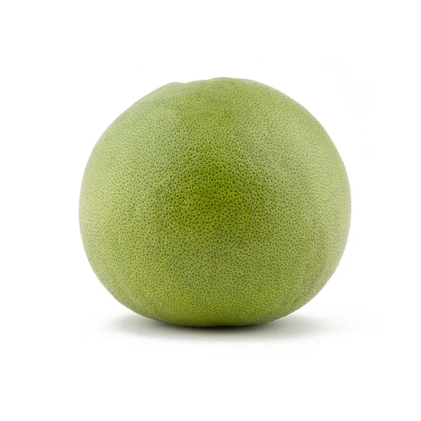 Groene pomelo citrusvruchten op witte backgorund — Stockfoto