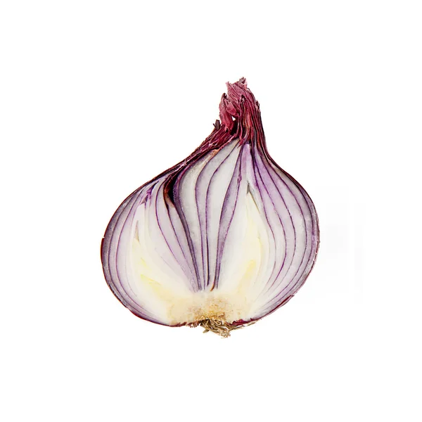 Red Onion on White Background — Stock Photo, Image