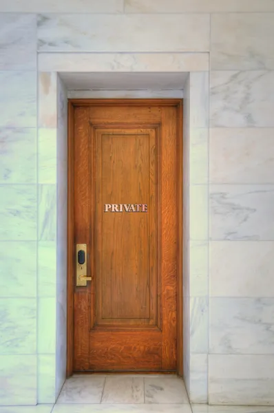 stock image Private Door