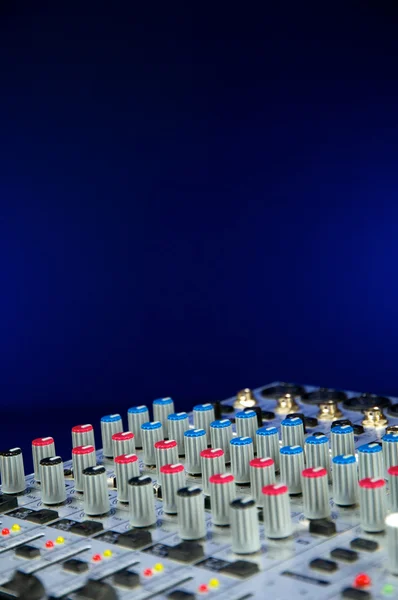Misturador de áudio — Fotografia de Stock