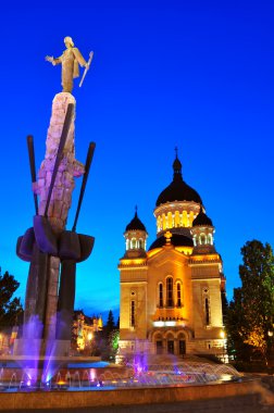 gece görüş cluj napoca gelen Ortodoks katedrali