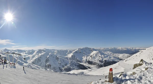 Estância de esqui em Zillertal — Fotografia de Stock