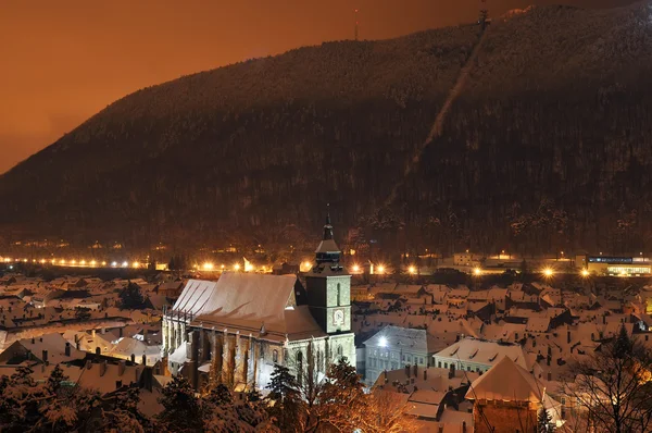 Černý kostel, Brašov, Rumunsko — Stock fotografie