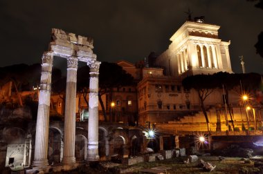 Roma Forumu ve vittorio emanuele Anıtı