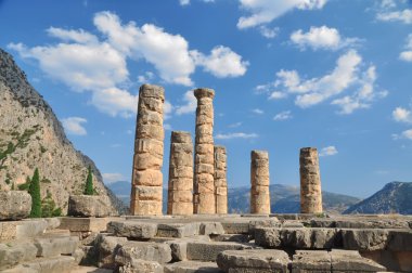 Delphi, Yunanistan Apollon Tapınağı