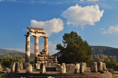 The Tholos at the sanctuary of Athena Pronaia clipart