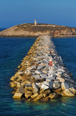 kapı ve tapınağın naxos, Yunanistan