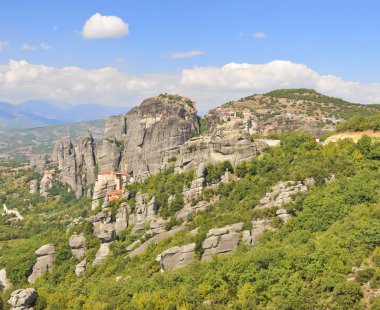 Meteora yer panorama, Yunanistan