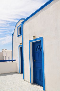 santorini, Yunanistan'ın geleneksel mimarilerde