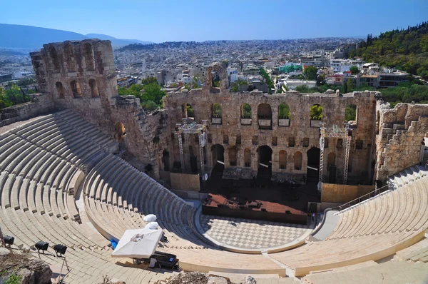 Akropolis tiyatro — Stok fotoğraf