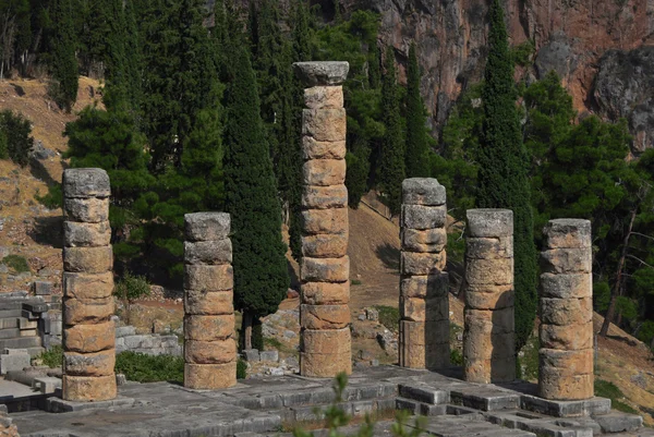 Храм Аполлона на Delphi, Греція — стокове фото