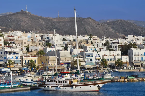 Port på ön naxos — Stockfoto