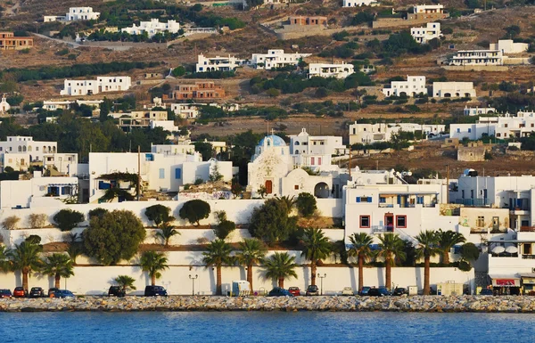 Hafen auf der Insel Paros — Stockfoto