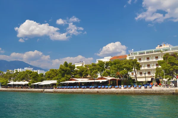 stock image Coast line in Itea, Greece