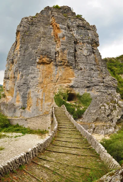 Zagoria，希腊石桥 — 图库照片
