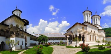 Horezu Monastery - inscribed by UNESCO on its list of World Heritage Sites clipart