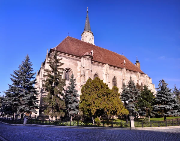 Die st mihail church, cluj, rumänien — Stockfoto