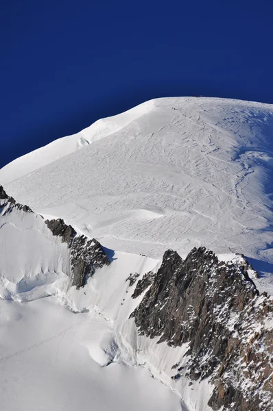 Cosmique route to the summit of Mont Blanc - the last part — Stock Photo, Image