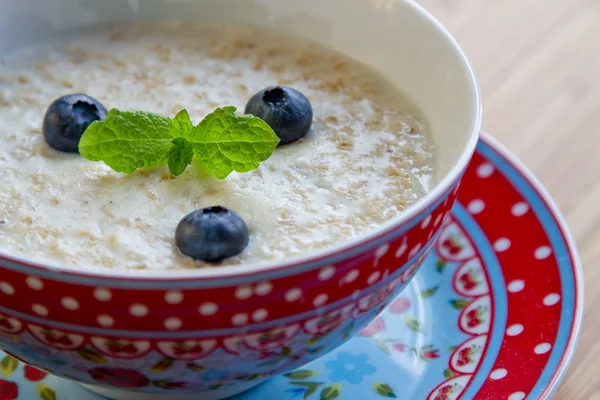 Blueberry Porridge — Stock Photo, Image