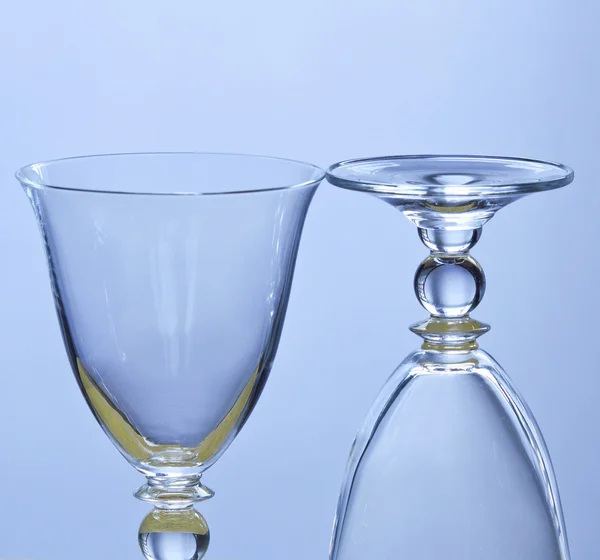 Két wineglasses — Stock Fotó