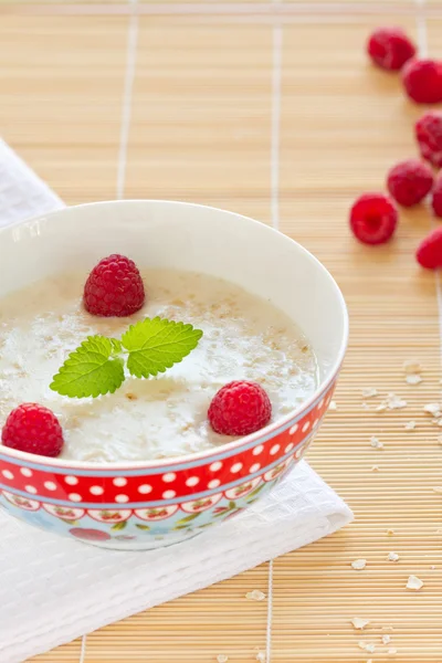 Porridge à la framboise — Photo
