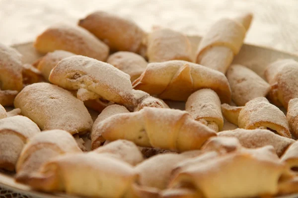 stock image Fresh homemade heap of cookies