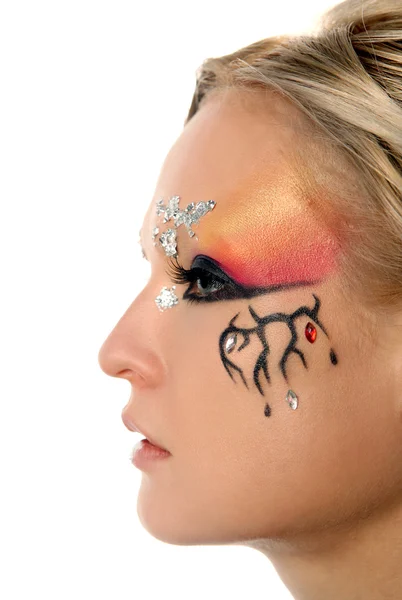 Fantasie make-up — Stockfoto