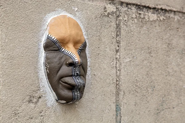 Скульптурное лицо — стоковое фото