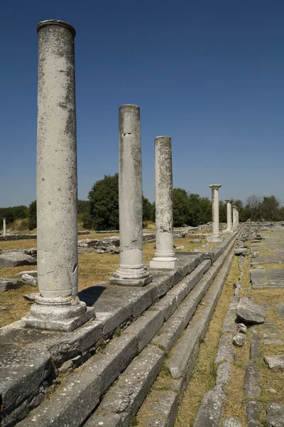 Ruiny starożytnych Filippi — Zdjęcie stockowe