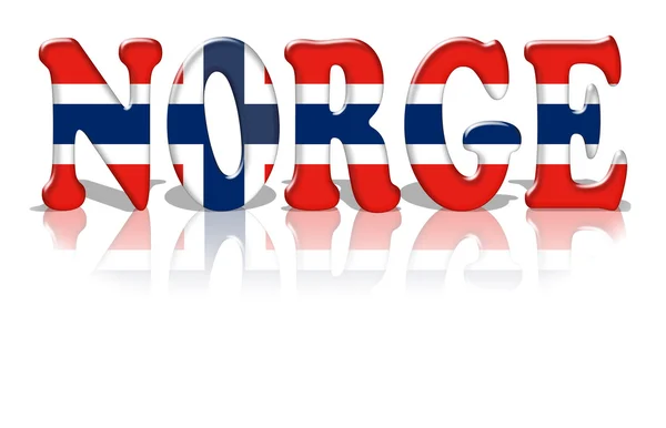 Logotipo Norge — Fotografia de Stock