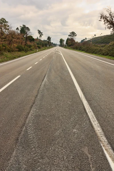 Autostrada vuota — Foto Stock