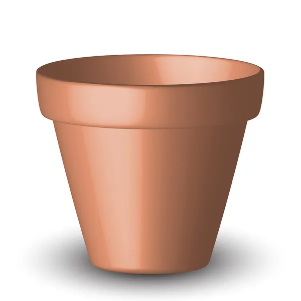 Vector illustration of flowerpot — Stock Vector