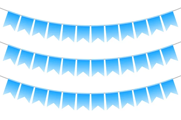 Vektor illustration av blått bunting — Stock vektor
