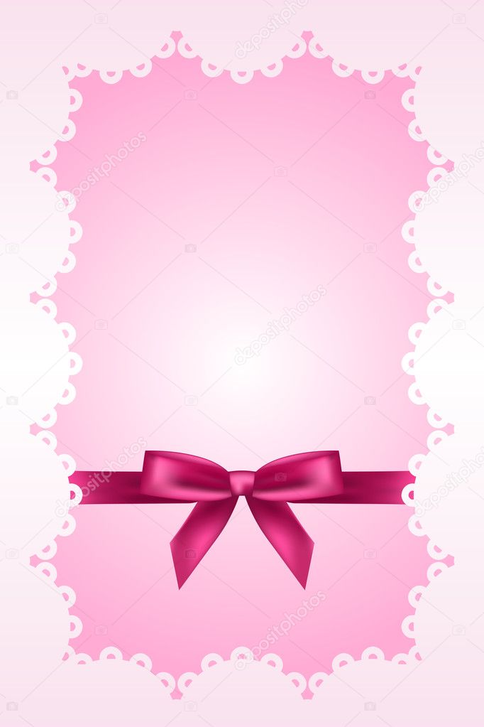 pink baby background vector