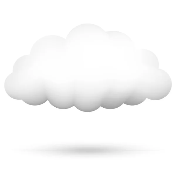 Illustrazione vettoriale della nube — Vettoriale Stock