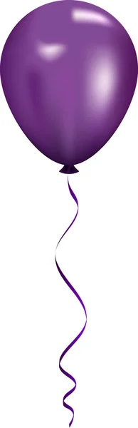 紫色气球矢量插画 — 图库矢量图片