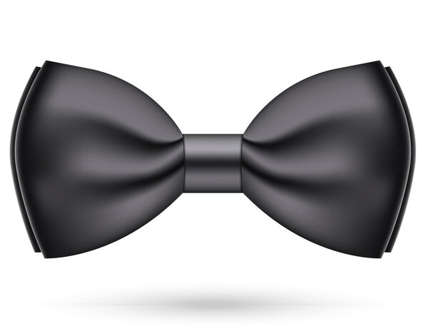 Векторная иллюстрация чёрной бабочки
